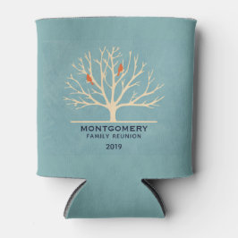 Modern Orange Birds i en stor familjeåterförening