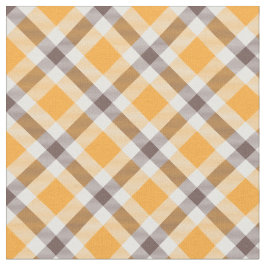 Modern Orange Brown Play Mönster Tyg