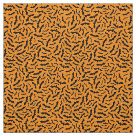 Modern orange Fladdermus Happy halloween Tyg