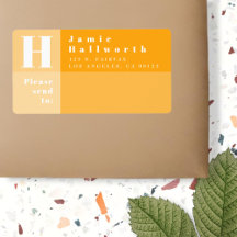 Modern Orange för blockering av Färg - Retur och s