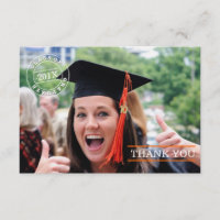 Modern orange för tack | för frimärkefotostudenten