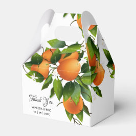 Modern Orange Fruit | BRÖLLOP Presentaskar