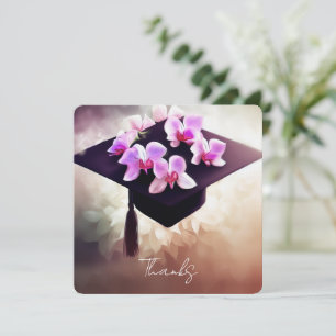 Modern Orchids Studenten Tack Kort