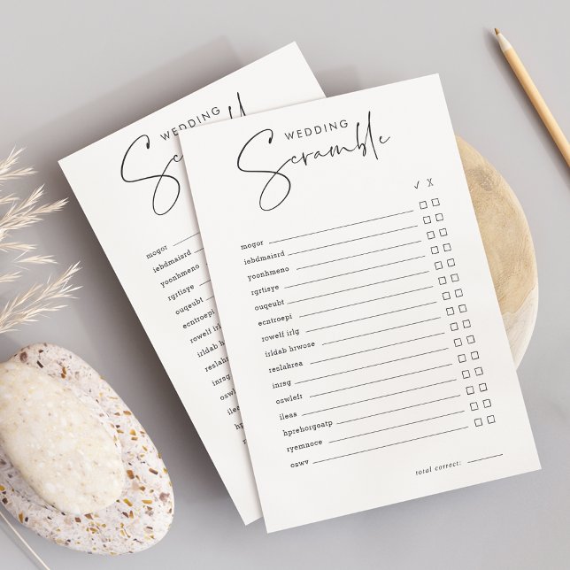 Modern Ord-scramble Möhippa (Skapare uppladdad)