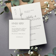 Modern Organic Blommigt Divider Bröllop