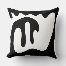 Modern Organisk Abstrakt vågformad Kudde