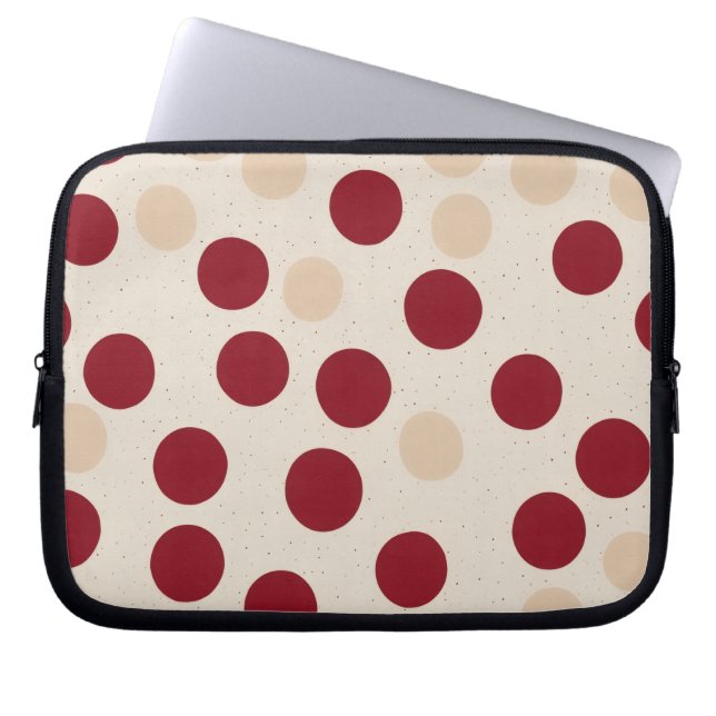 Modern Organisk Punkt Laptop Fodral (Framsidan)