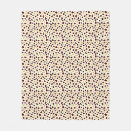 Modern organisk terrazzo | Abstrakt stensmosaik Fleecefilt