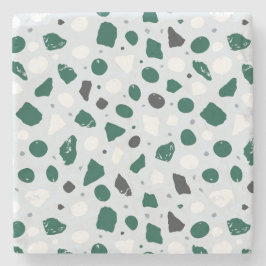 Modern Organisk Terrazzo | Abstrakt Stensmosaik Stenunderlägg
