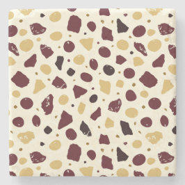 Modern Organisk Terrazzo | Abstrakt Stensmosaik Stenunderlägg
