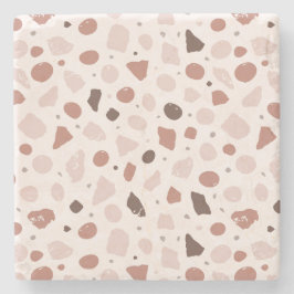 Modern Organisk Terrazzo | Abstrakt Stensmosaik Stenunderlägg