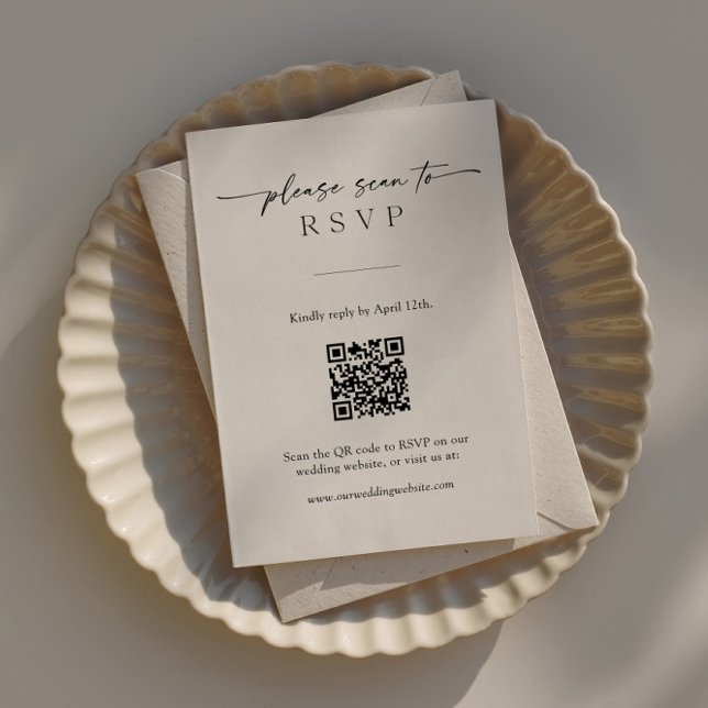 Modern OSA kort med QR-kod och eget foto (Skapare uppladdad)
