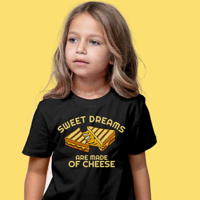 Modern Ost Bröd Gul Text T Shirt (Modern custom text cheese lover t-shirt )