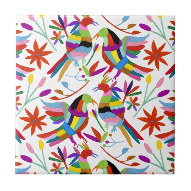 Modern Otomi Design III Kakelplatta (Framsidan)