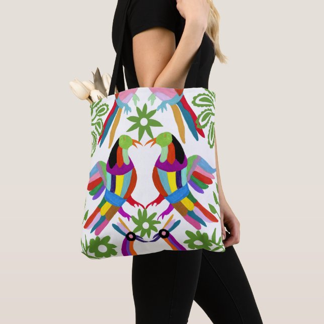 Modern Otomi Design III Tygkasse (Närbild)
