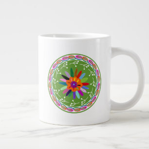 Modern Otomi-design Jumbo Mugg