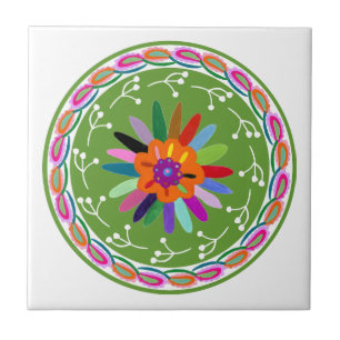 Modern Otomi Design Kakelplatta