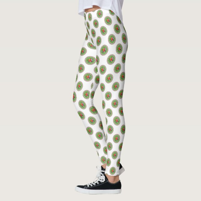 Modern Otomi-design Leggings (Vänster)