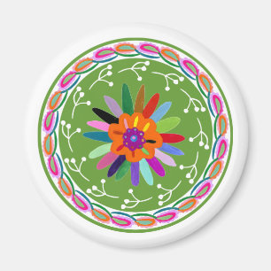 Modern Otomi-design Magnet