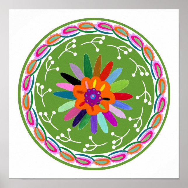 Modern Otomi Design Poster (Framsidan)