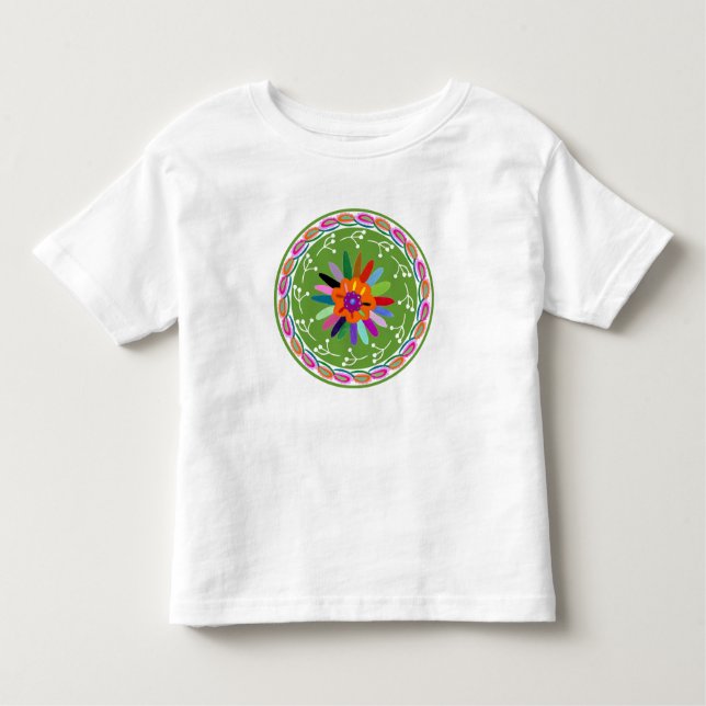 Modern Otomi Design T Shirt (Framsida)