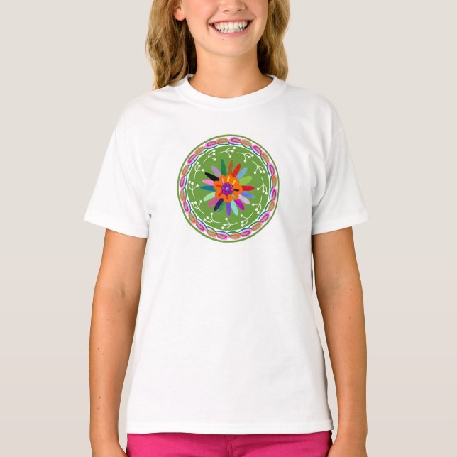 Modern Otomi Design T Shirt (Framsida)