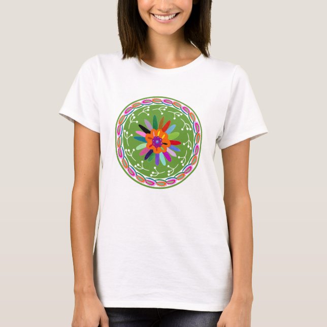 Modern Otomi Design T Shirt (Framsida)