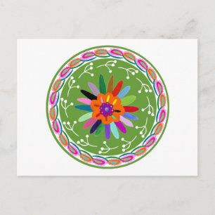 Modern Otomi Design Vykort