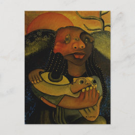 Modern overklig målning vykort