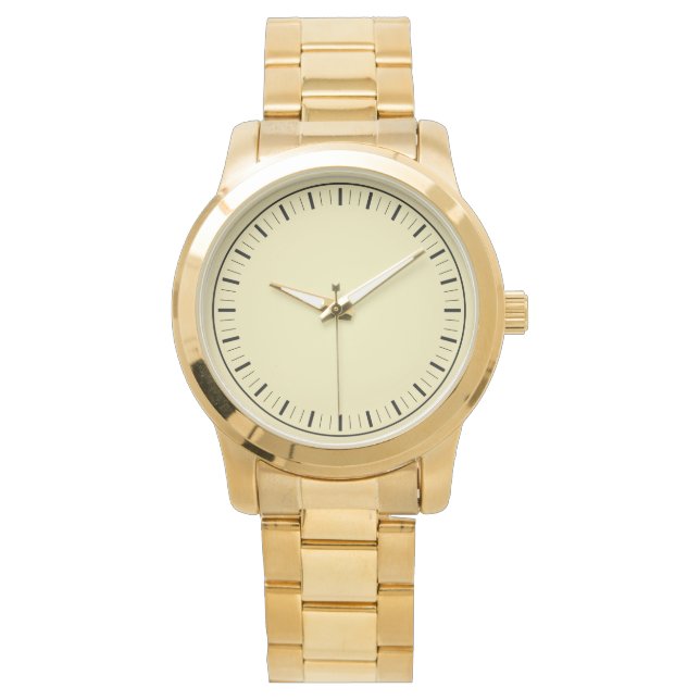 Modern Oversifierad Manar Guld Armbandsur (Framsida)