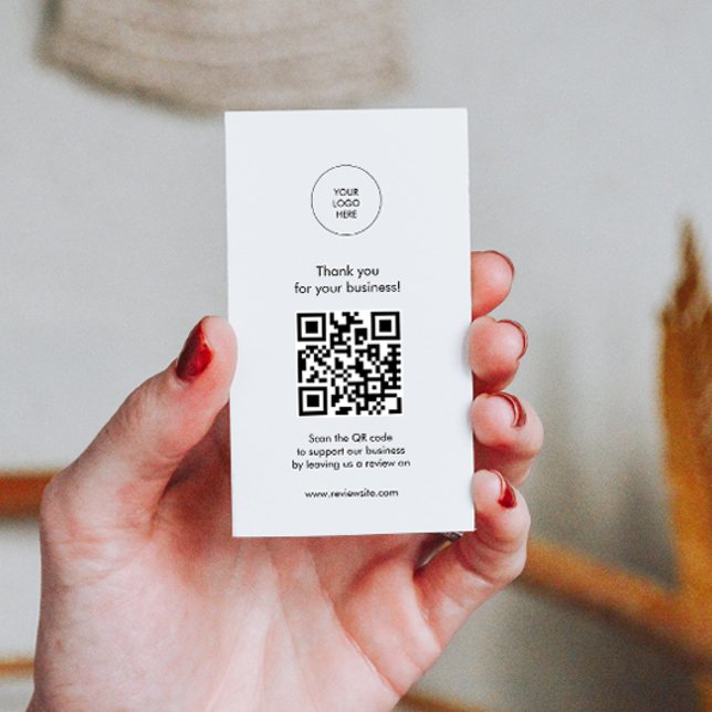 Modern översyn av minimalistisk Tack Visitkort (Skapare uppladdad)