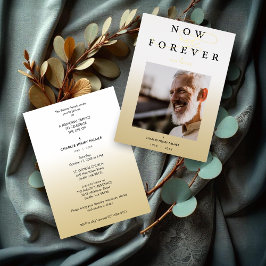 Modern övertoningsminimalistisk fotobegravningstjä