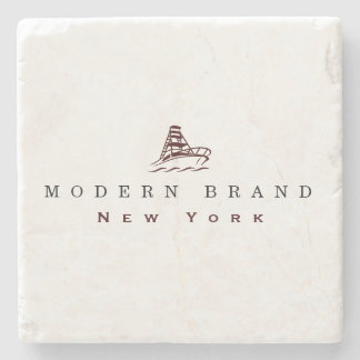 Modern Oxblods Red Black Coastal Boat Brand Stenunderlägg