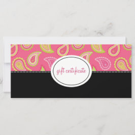 Modern Paisley Boutique Stil-certifikat