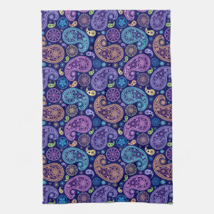 Modern Paisley Mönster Kökshandduk