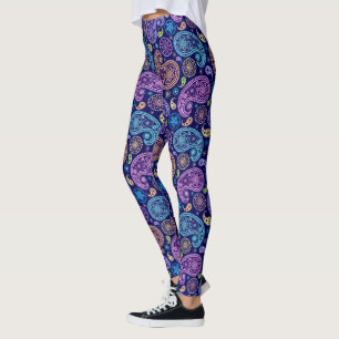Modern Paisley Mönster Leggings