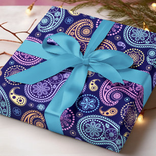 Modern Paisley Mönster Presentpapper