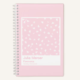 Modern Pale Pink Floral Pattern Swatch Small