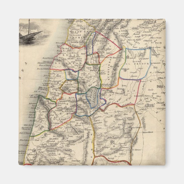 Modern Palestina Magnet (Framsidan)