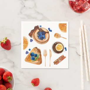 Modern Pancakes Kitchen Beauty Breakfast Pappersservett