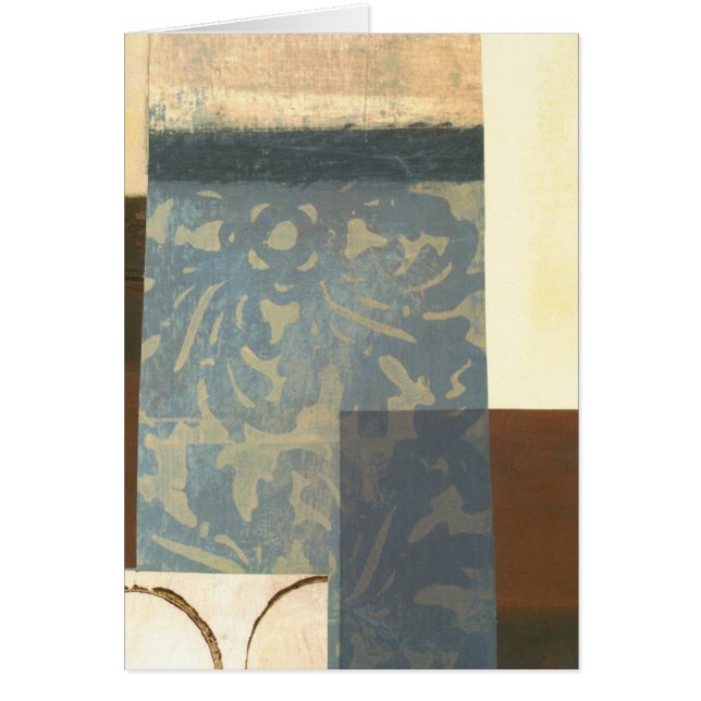 Modern panelmålning hälsningskort (Framsidan)