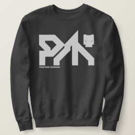 MODERN PANTER: D4RK GR3Y SYB3R P|_|NK LÅNG ÄRMAD TRÖJA