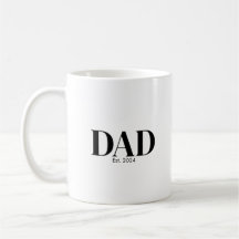 Modern Pappa Establierad Mugg