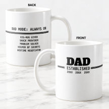 Modern Pappa Establisherat Faderskap Present