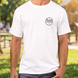Modern Pappa Etablerad Enkla Barn Namn T Shirt