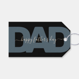 Modern "Pappa" Fars dag Presentetikett