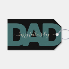 Modern "Pappa" Fars dag Presentetikett