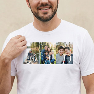 Modern Pappa Foto Collage Fars dag minnessak Prese T Shirt