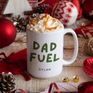 Modern Pappa Fuel Personlig Gift för Pappa Två-Tonad Mugg