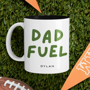 Modern Pappa Fuel Personlig Gift för Pappa Två-Tonad Mugg